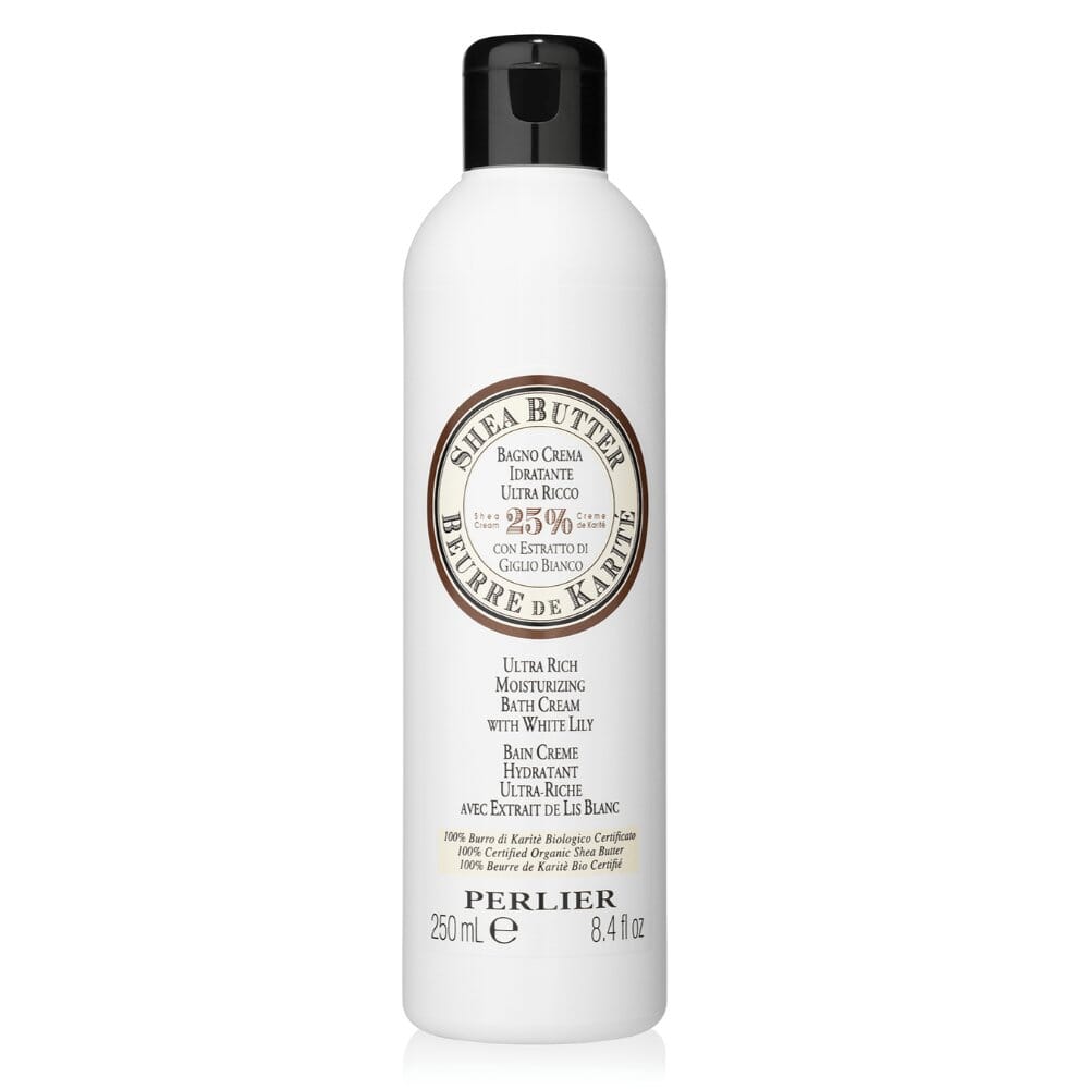 white lily skin Shea +White Lily Bath & Shower Cream – Perlier