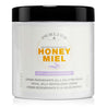 PERLIER 16.9 OZ HONEY + LAVENDER BODY CREAM WITH ROYAL JELLY IN A WHITE JAR WITH BLACK SCREW-TOP LID