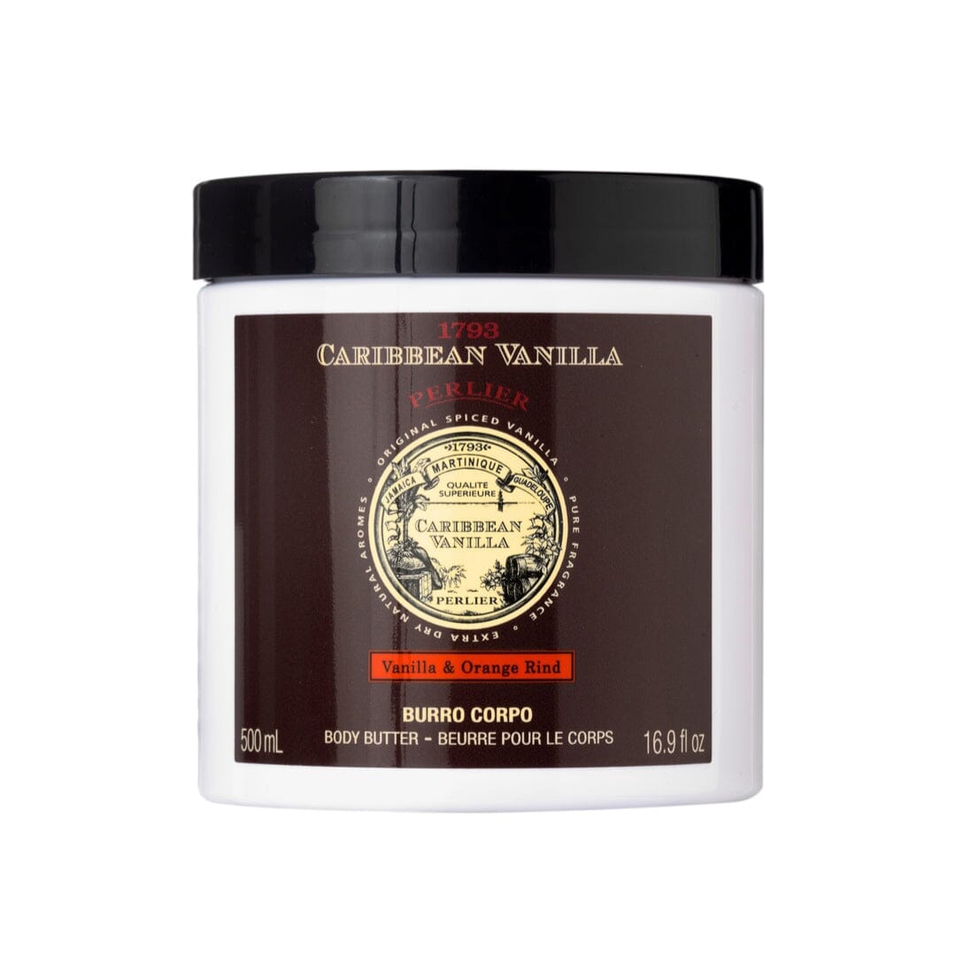 PERLIER 16.9 OZ CARIBBEAN VANILLA + ORANGE BODY BUTTER