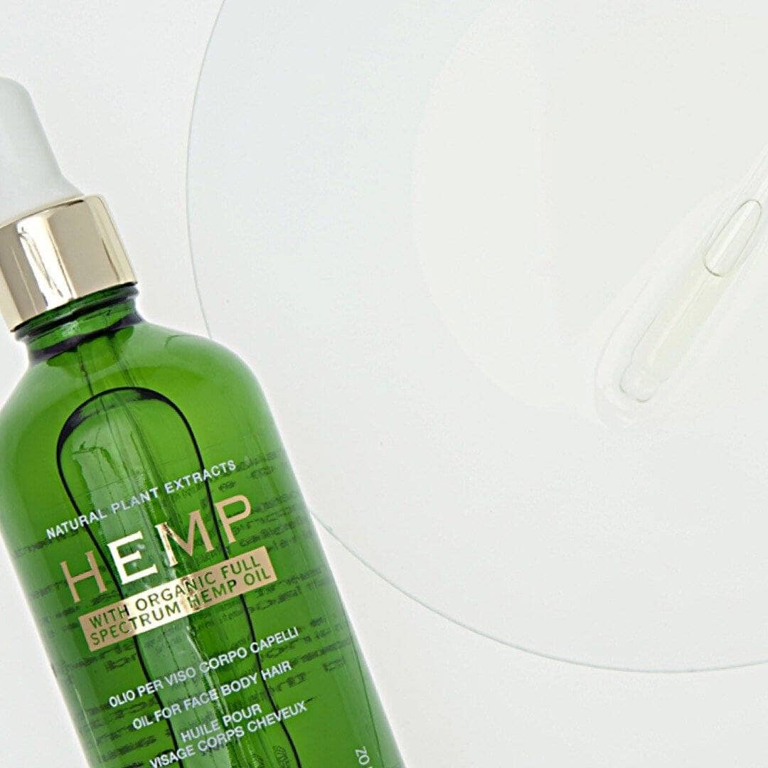 PERLIER 3.2 OZ HEMP OIL FOR FACE, BODY & HAIR