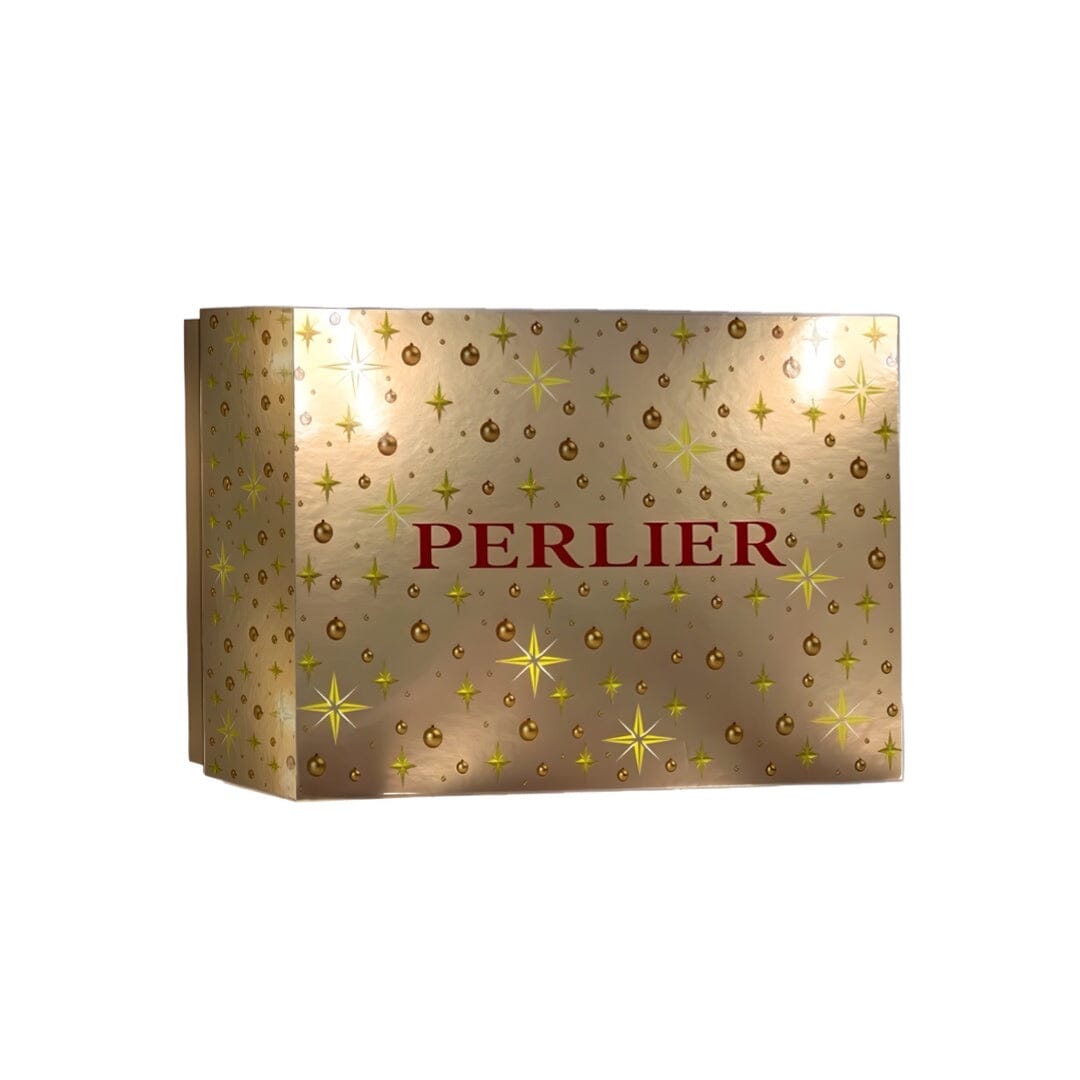 PERLIER 11X8 GOLD HOLIDAY GIFT BOX