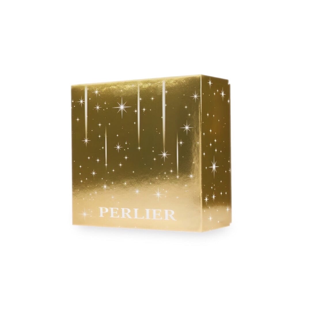 PERLIER 9X9  GOLD HOLIDAY GIFT BOX