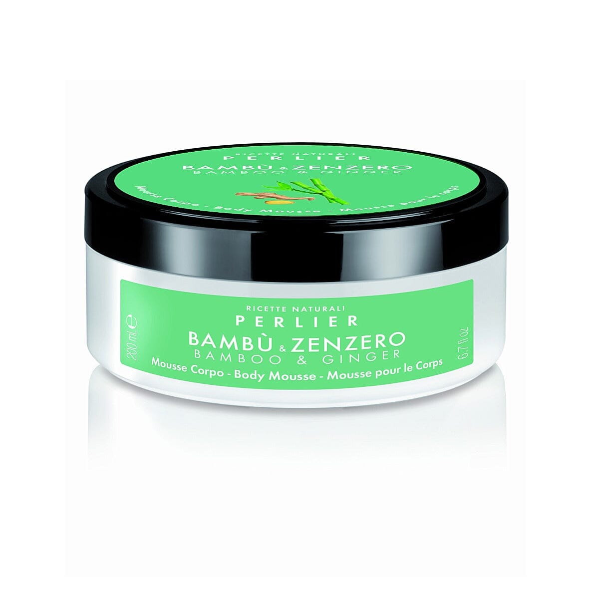 Bamboo + Ginger Body Mousse - Perlier - BODY CARE, BODY CREAMS & BUTTERS, HERBAL