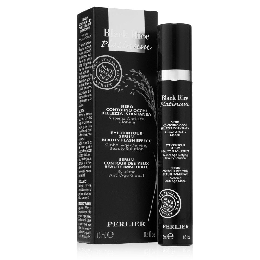 BLACK RICE FLASH EFFECT EYE CONTOUR SERUM - Perlier - SKINCARE, EYE CREAMS & TREATMENTS, BLACK RICE