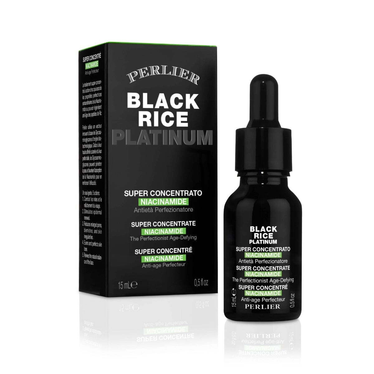 Black Rice Niacinamide Concentrate - Perlier - SKINCARE, FACE SERUMS & OILS, BLACK RICE