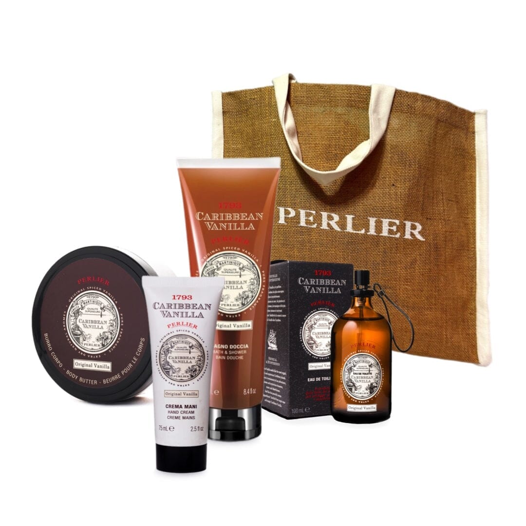 CARIBBEAN VANILLA 4 - PIECE BATH & BODY GIFT SET - Perlier - BUNDLES