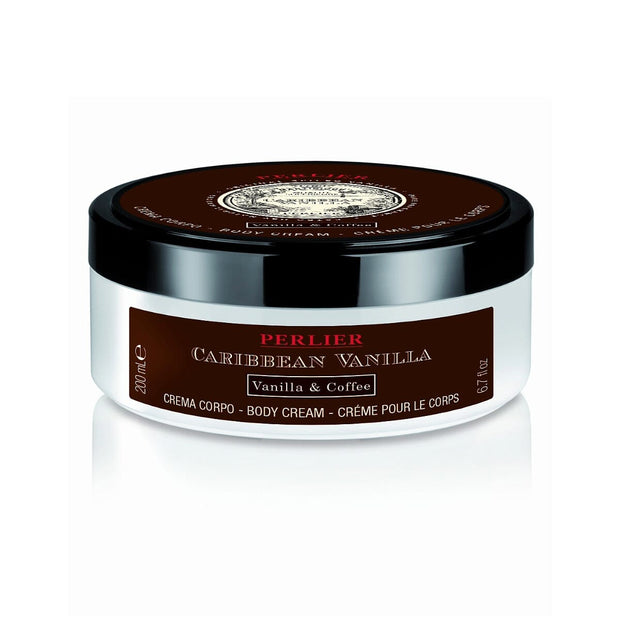Caribbean Vanilla + Coffee Body Cream - Perlier - BODY CARE, BODY CREAMS & BUTTERS, CARIBBEAN VANILLA