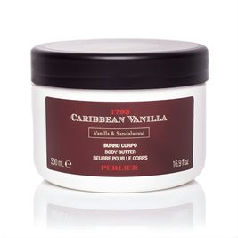 Caribbean Vanilla + Sandalwood Body Butter - Perlier - BODY CARE, BODY CREAMS & BUTTERS, CARIBBEAN VANILLA