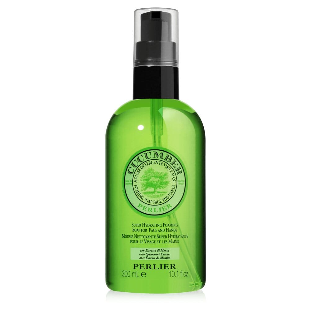 CUCUMBER + SPEARMINT FOAMING SOAP - Perlier - BODY CARE, LIQUID & BAR SOAPS, CUCUMBER