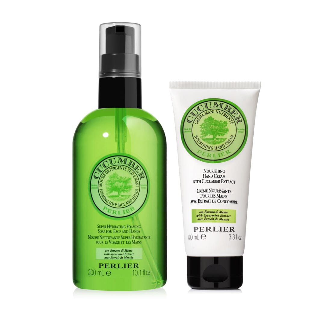 CUCUMBER + SPEARMINT HAND CARE DUO - Perlier - HAND CARE, BUNDLES