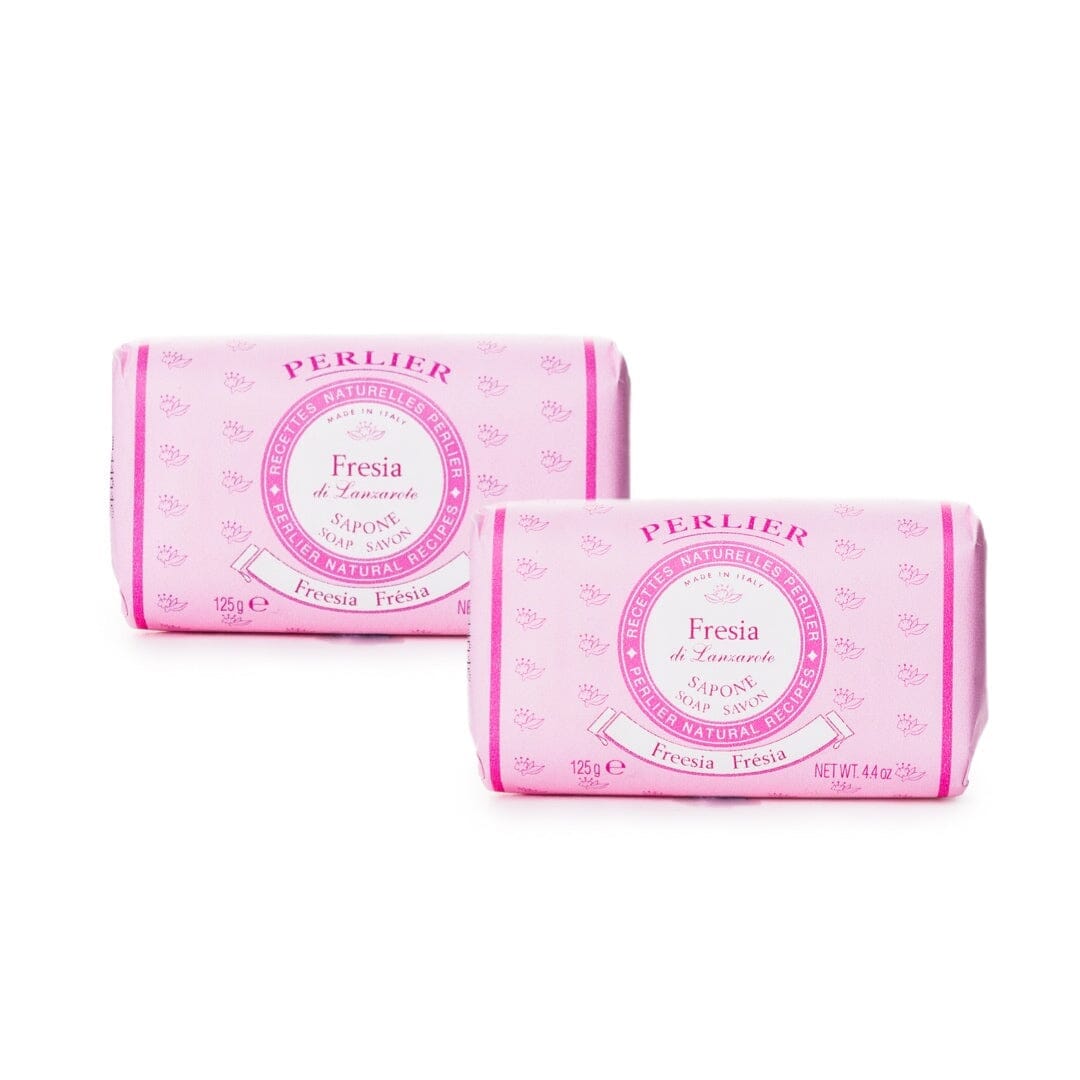 FREESIA BAR SOAP 2 - PACK - Perlier - HAND CARE, LIQUID & BAR SOAPS, FLORALS