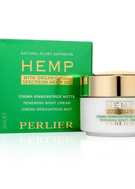 HEMP OIL RENEWING NIGHT CREAM - Perlier - SKINCARE, FACE CREAMS & TREATMENTS, HEMP