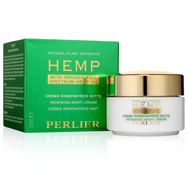 HEMP OIL RENEWING NIGHT CREAM - Perlier - SKINCARE, FACE CREAMS & TREATMENTS, HEMP
