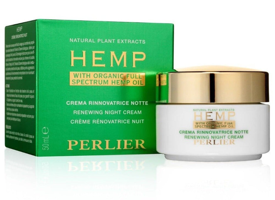 HEMP OIL RENEWING NIGHT CREAM - Perlier - SKINCARE, FACE CREAMS & TREATMENTS, HEMP