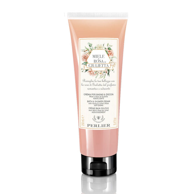HONEY + JULIET'S ROSE BATH & SHOWER CREAM - Perlier - BODY CARE, BATH & SHOWER CREAMS, HONEY