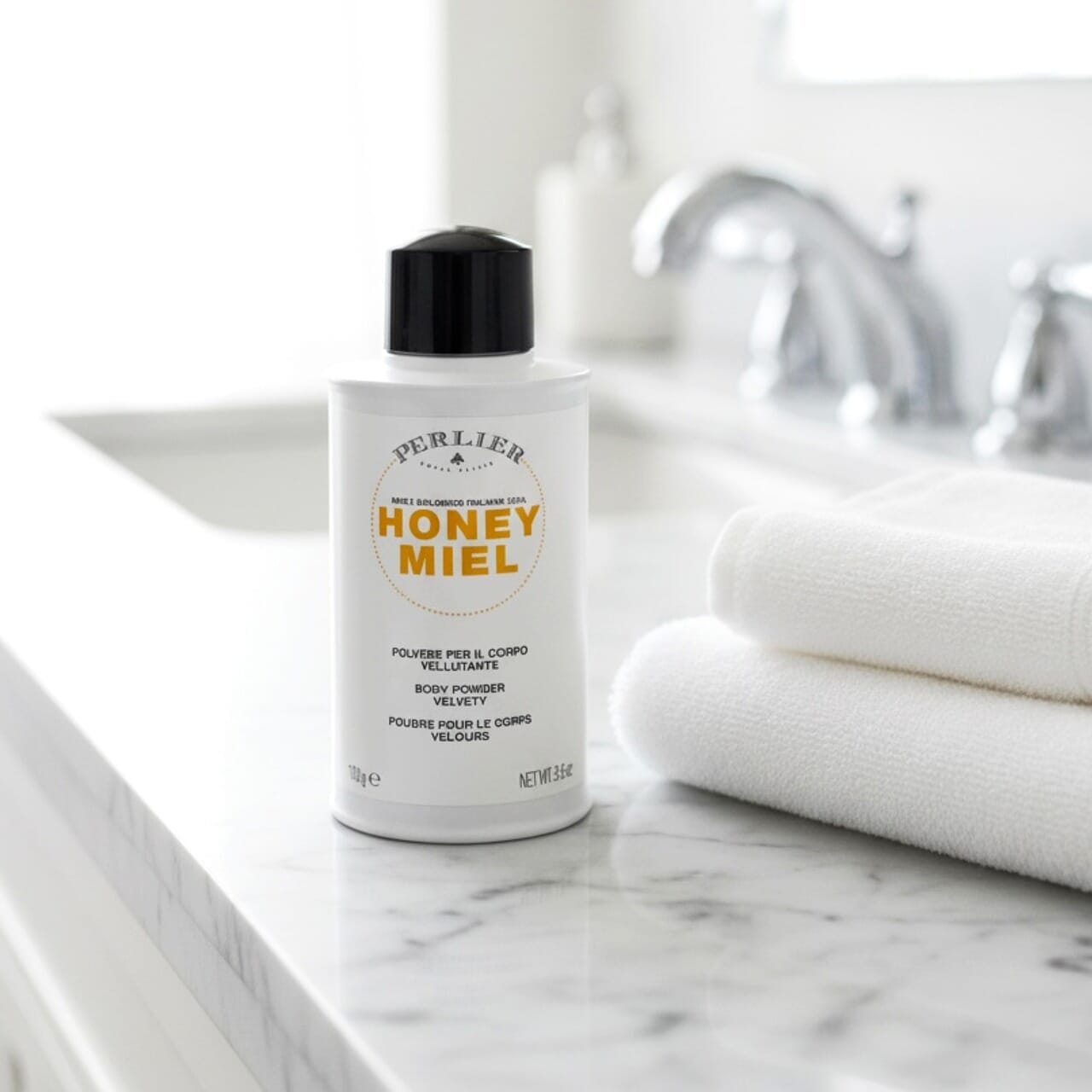 Honey Miel Body Powder - Perlier - BODY CARE, BODY POWDER, HONEY MIEL