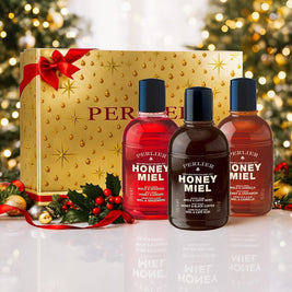 Honey Miel Holiday Scents Gift Set - Perlier - BUNDLED BODY CARE, BATH & SHOWER CREAMS, HONEY MIEL
