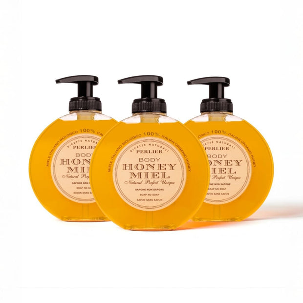 Honey Miel Liquid Soap<h6>3 - pack</h6 - Perlier - MULTI - PACK, HAND CARE, LIQUID & BAR SOAPS, HONEY MIEL