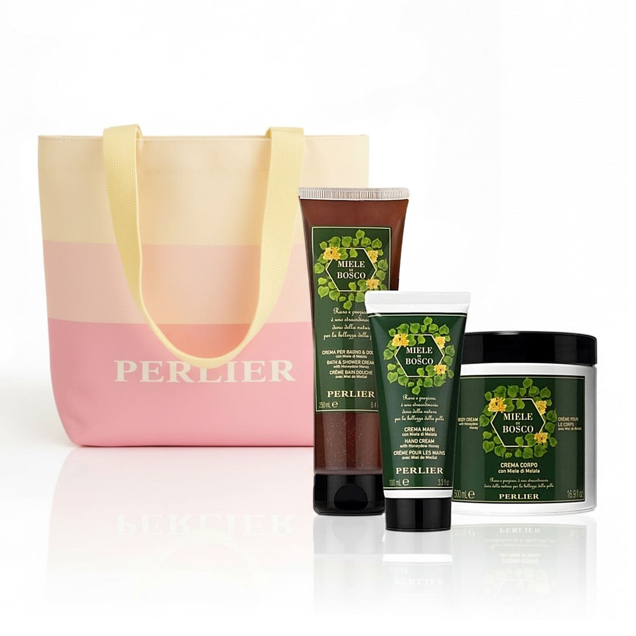 Honeydew Honey Bath & Body Trio - Perlier - BUNDLED BODY CARE, HONEY, GIFT SET