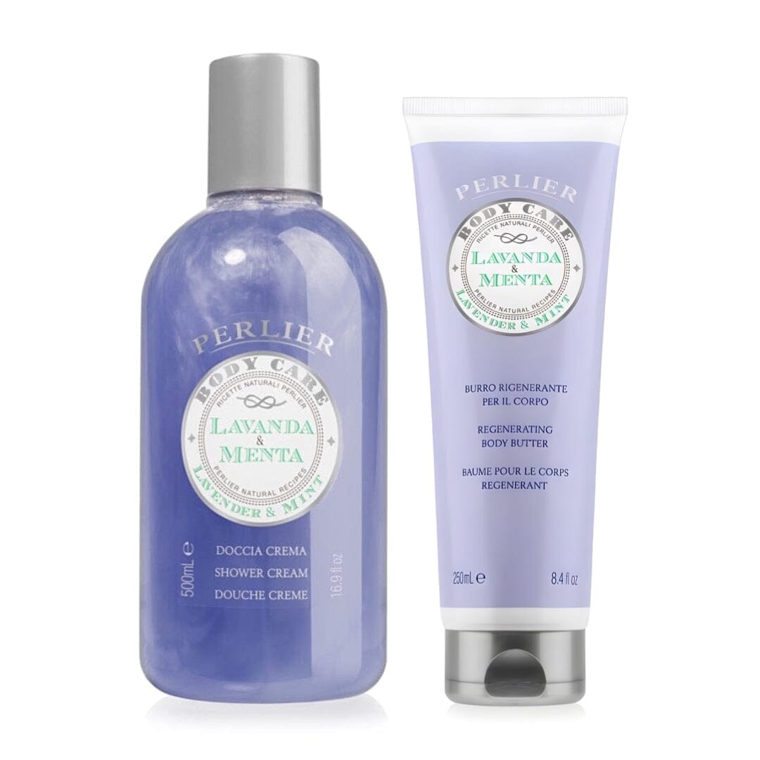 LAVENDER + MINT BATH & BODY DUO - Perlier - BUNDLES