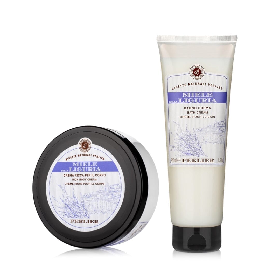 LIGURIA HONEY + LAVENDER BATH & BODY CREAM DUO - Perlier - BUNDLES