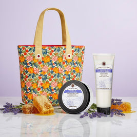 Liguria Honey + Lavender Bath & Body Duo - Perlier - BUNDLED RETIRING BODY CARE, HONEY - FLORAL
