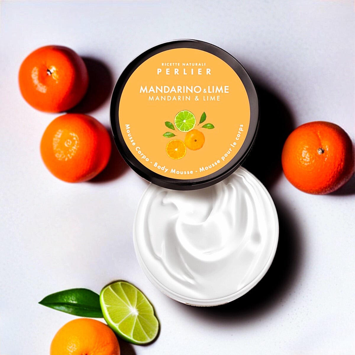 Mandarin + Lime Body Mousse - Perlier - BODY CARE, BODY CREAMS & BUTTERS, CITRUS