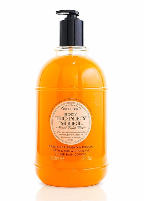 Original Honey Miel Jumbo - Size Bath & Shower Cream - Perlier - BODY CARE, BATH & SHOWER CREAMS, HONEY MIEL, 3 LITER