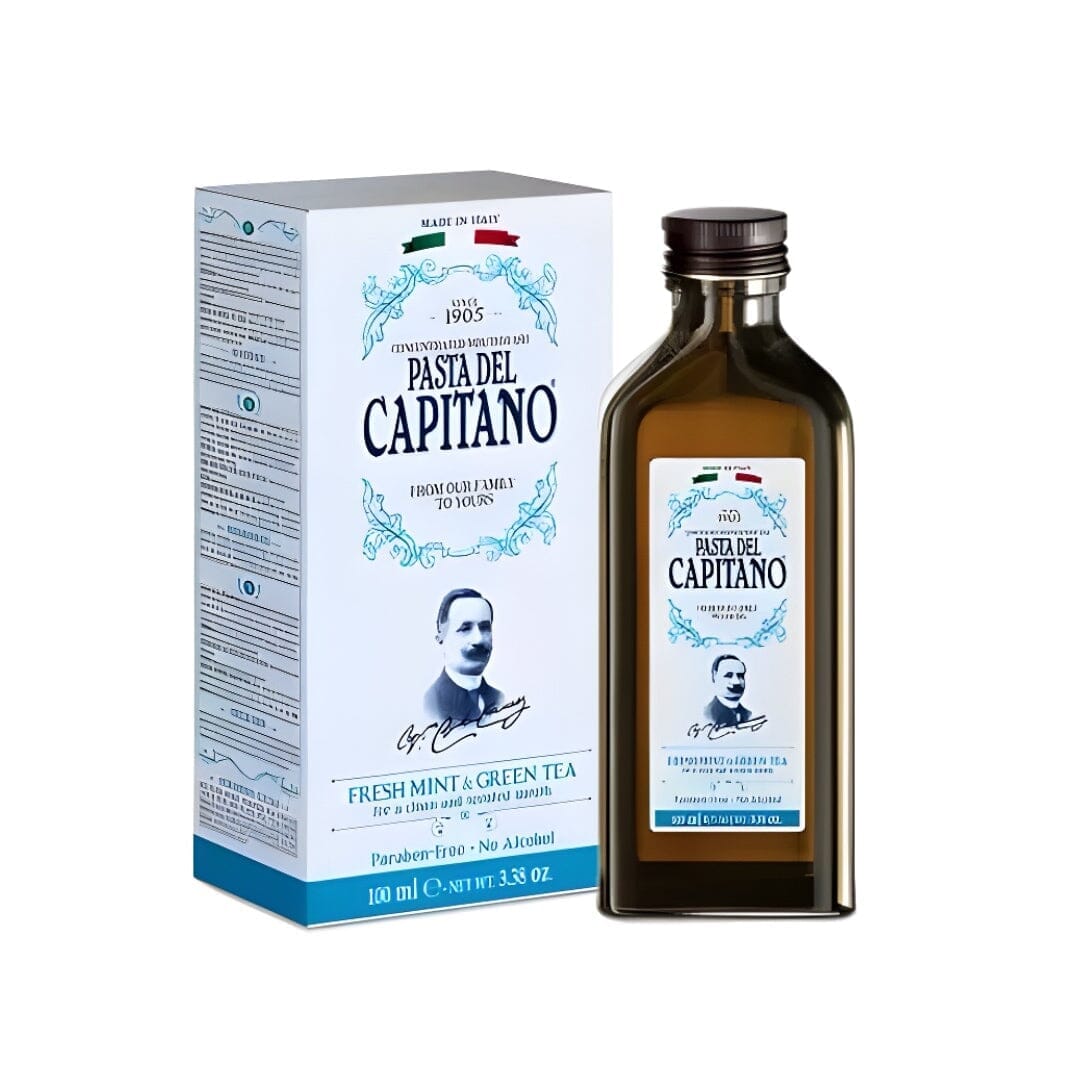 PASTA DEL CAPITANO 1905 GREEN TEA + FRESH MINT CONCENTRATED MOUTHWASH - Perlier - ORAL CARE