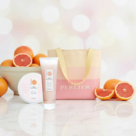 Pink Grapefruit Bath & Body Duo - Perlier - BUNDLED RETIRING BODY CARE, CITRUS