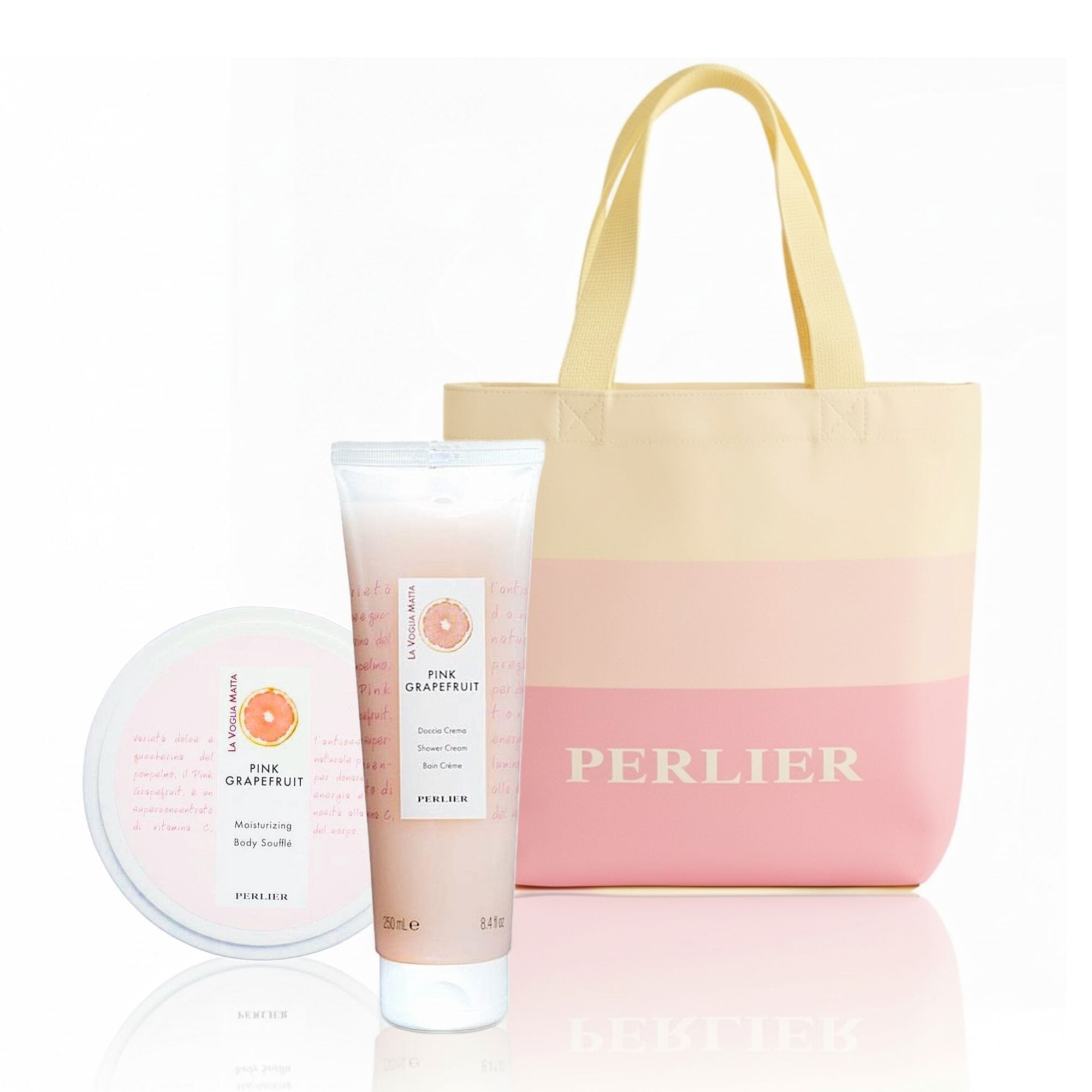 Pink Grapefruit Bath & Body Duo - Perlier - BUNDLED RETIRING BODY CARE, CITRUS