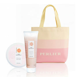 Pink Grapefruit Bath & Body Duo - Perlier - BUNDLED RETIRING BODY CARE, CITRUS