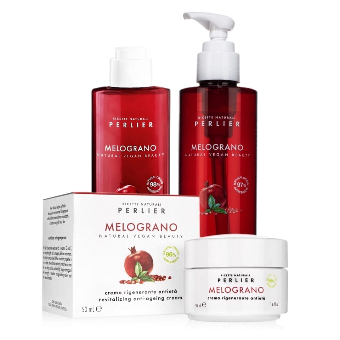 POMEGRANATE ANTI - AGING SKINCARE TRIO - Perlier - SKINCARE,POMEGRANATE, BUNDLES