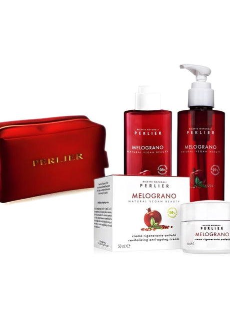 POMEGRANATE ANTI - AGING SKINCARE TRIO - Perlier - SKINCARE,POMEGRANATE, BUNDLES