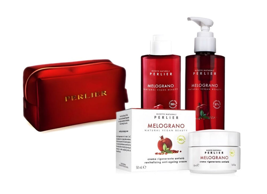 POMEGRANATE ANTI - AGING SKINCARE TRIO - Perlier - SKINCARE,POMEGRANATE, BUNDLES