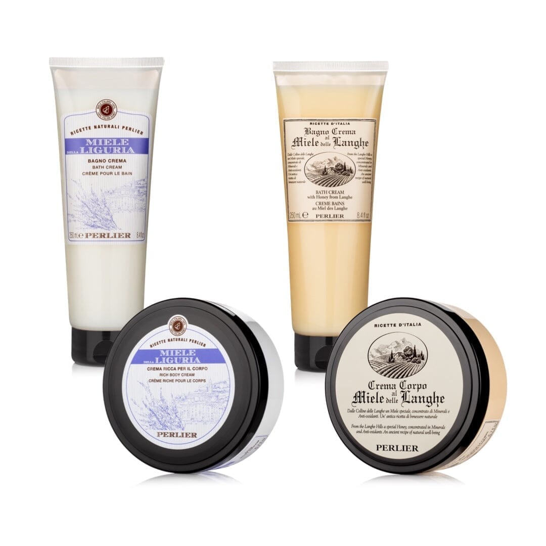 REGIONAL HONEY 4 - PIECE BATH & BODY CREAM BUNDLE - Perlier - BUNDLES