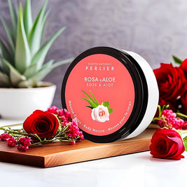 Rose + Aloe Body Mousse - Perlier - BODY CARE, BODY CREAMS & BUTTERS, FLORALS