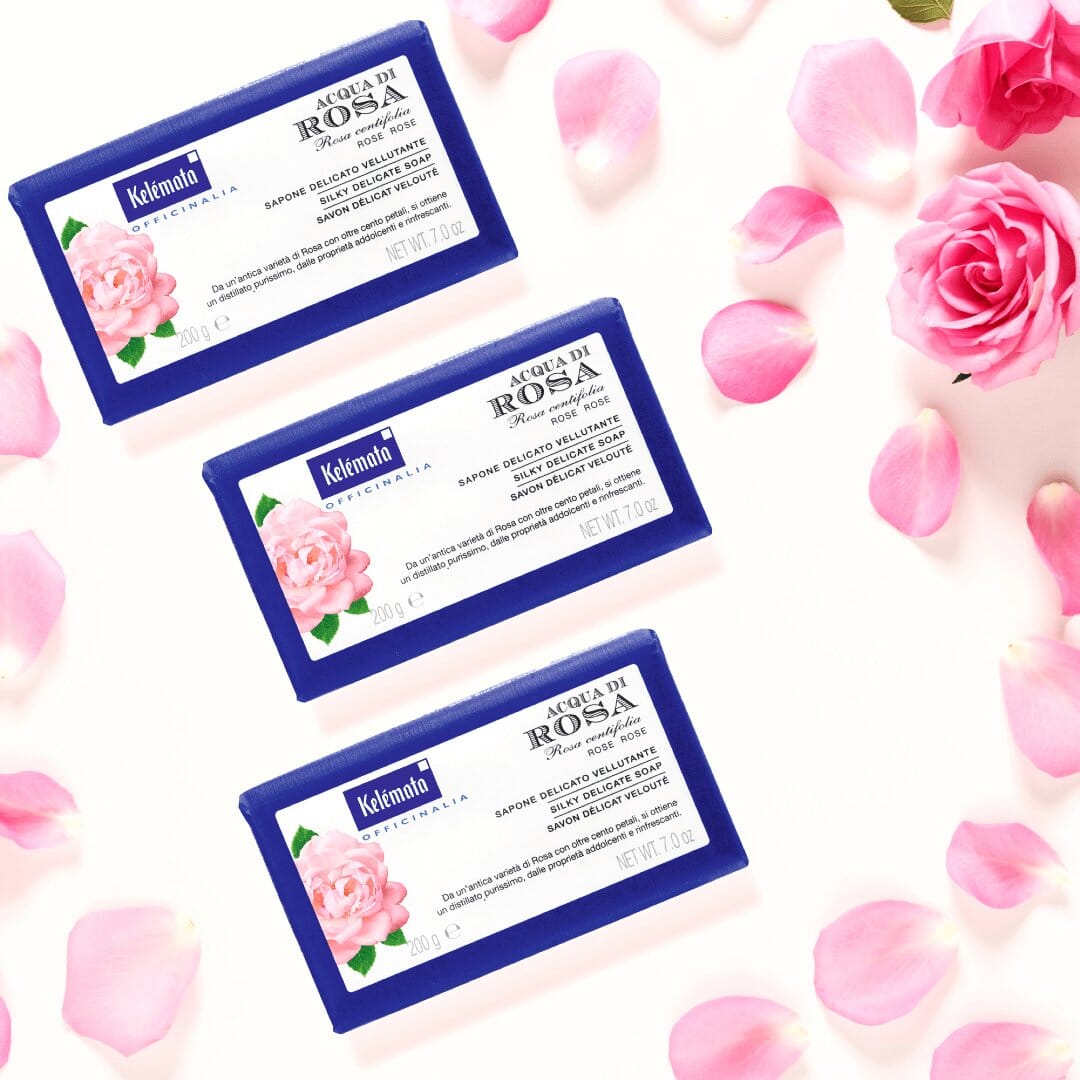 ROSE NOURISHING SOAP - Perlier - HAND CARE, LIQUID & BAR SOAPS, ROSE, KELEMATA