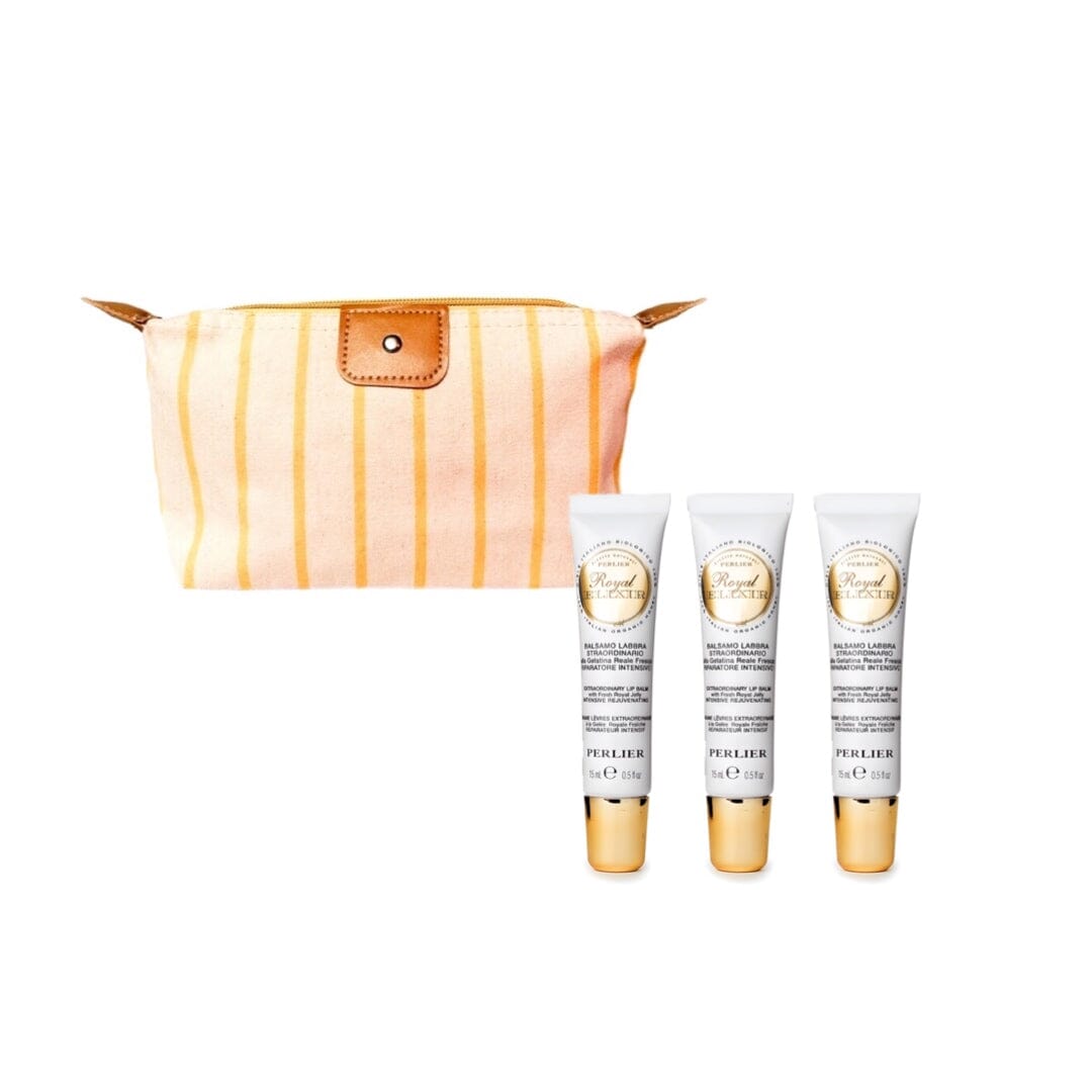ROYAL ELIXIR LIP BALM W/ROYAL JELLY TRIO - Perlier - BUNDLES