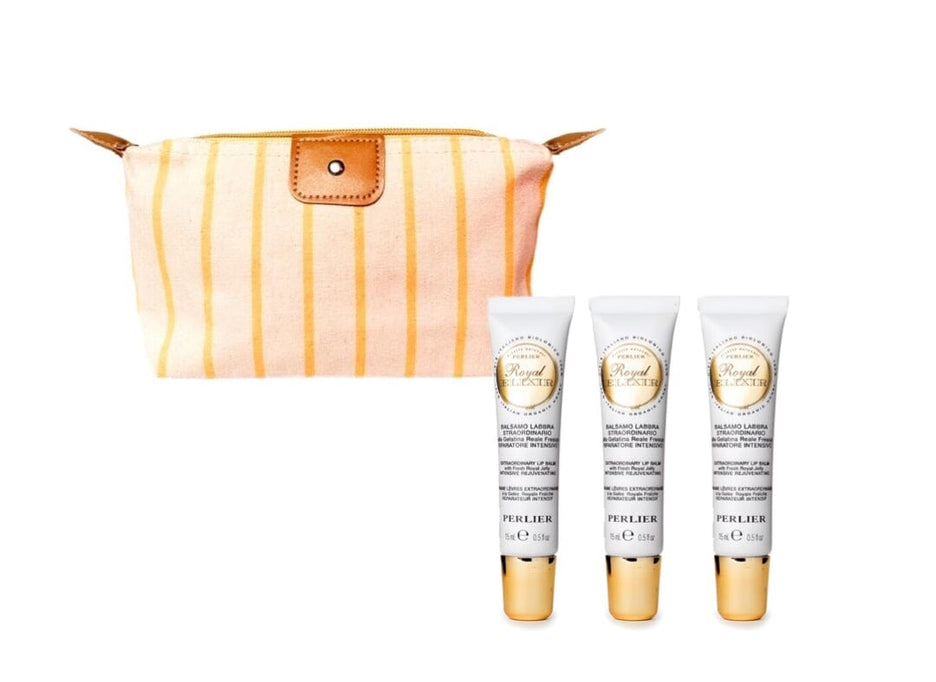 ROYAL ELIXIR LIP BALM W/ROYAL JELLY TRIO - Perlier - BUNDLES