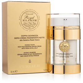 ROYAL ELIXIR NIGHT SERUM & CREAM DUO (2 - in - 1) - Perlier - SKINCARE, FACE SERUMS & OILS, ROYAL ELIXIR