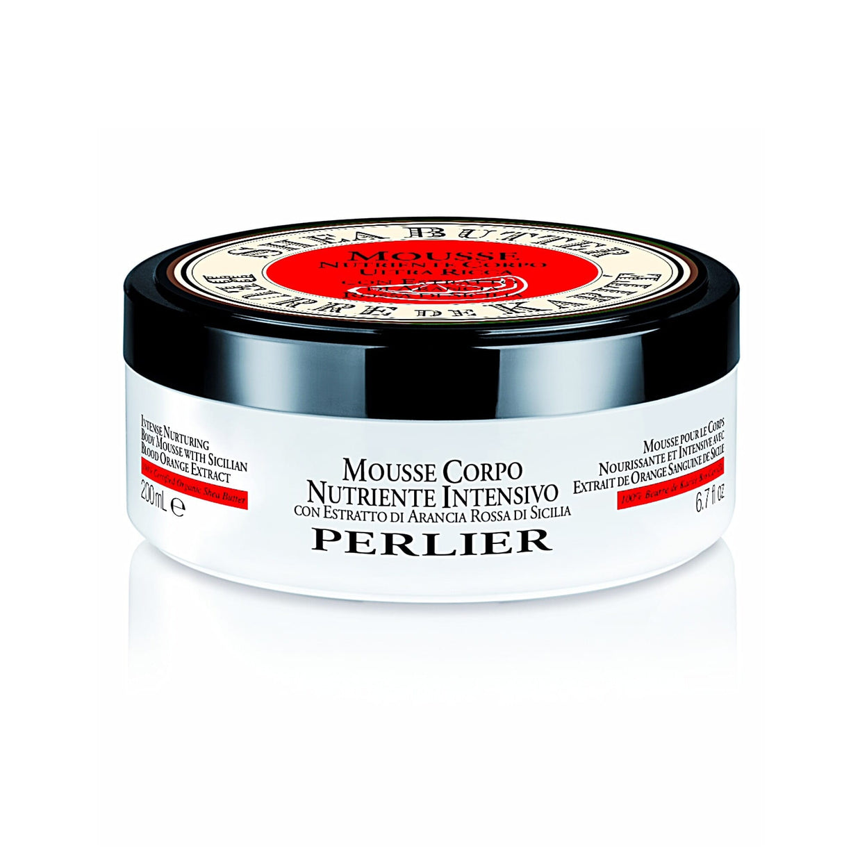 Shea + Blood Orange Body Mousse - Perlier - BODY CARE, BODY CREAMS & BUTTERS, SHEA BUTTER