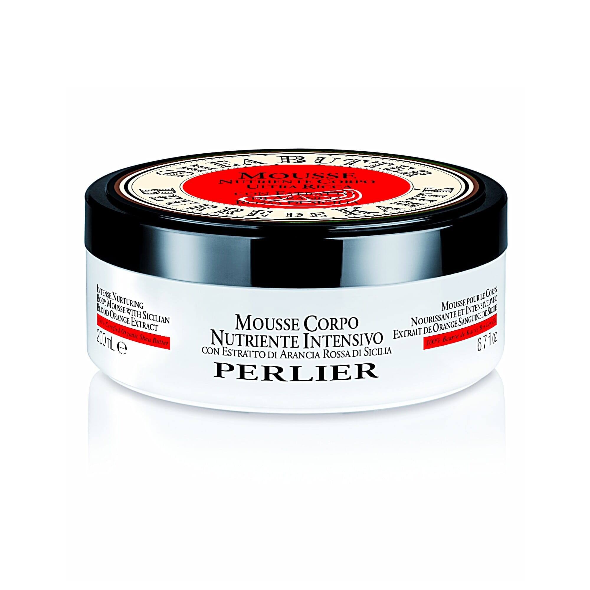 Shea + Blood Orange Body Mousse - Perlier - BODY CARE, BODY CREAMS & BUTTERS, SHEA BUTTER