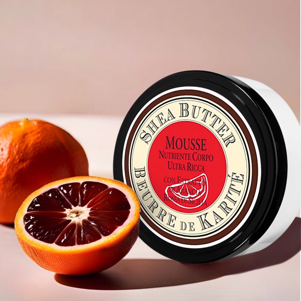 Shea + Blood Orange Body Mousse - Perlier - BODY CARE, BODY CREAMS & BUTTERS, SHEA BUTTER