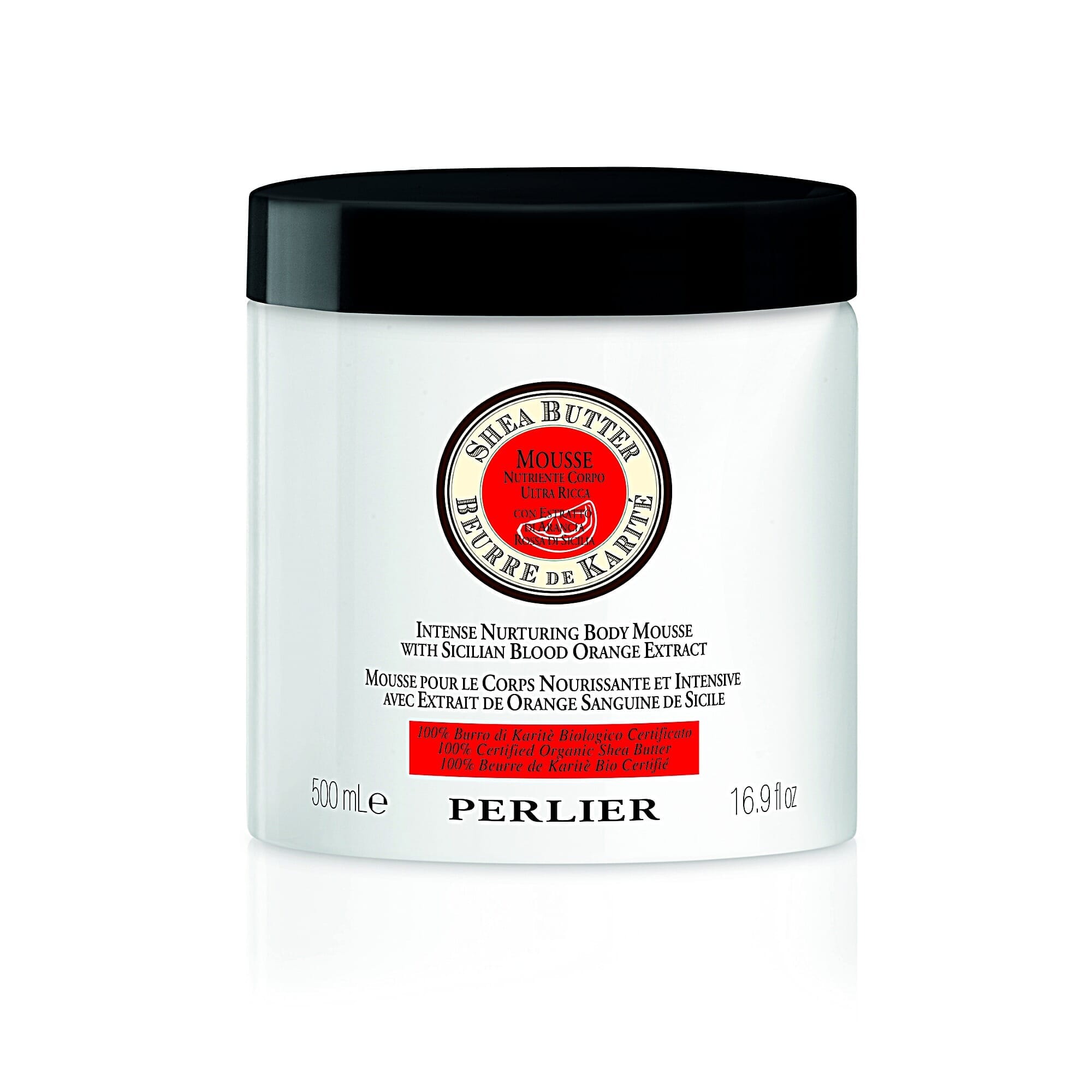Shea + Blood Orange Body Mousse - Perlier - BODY CARE, BODY CREAMS & BUTTERS, SHEA BUTTER