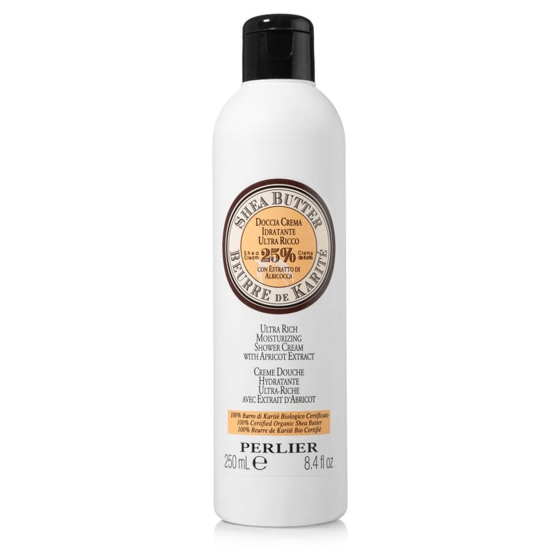 SHEA BUTTER + APRICOT BATH & SHOWER CREAM - Perlier - BODY CARE, BATH & SHOWER CREAMS, SHEA BUTTER