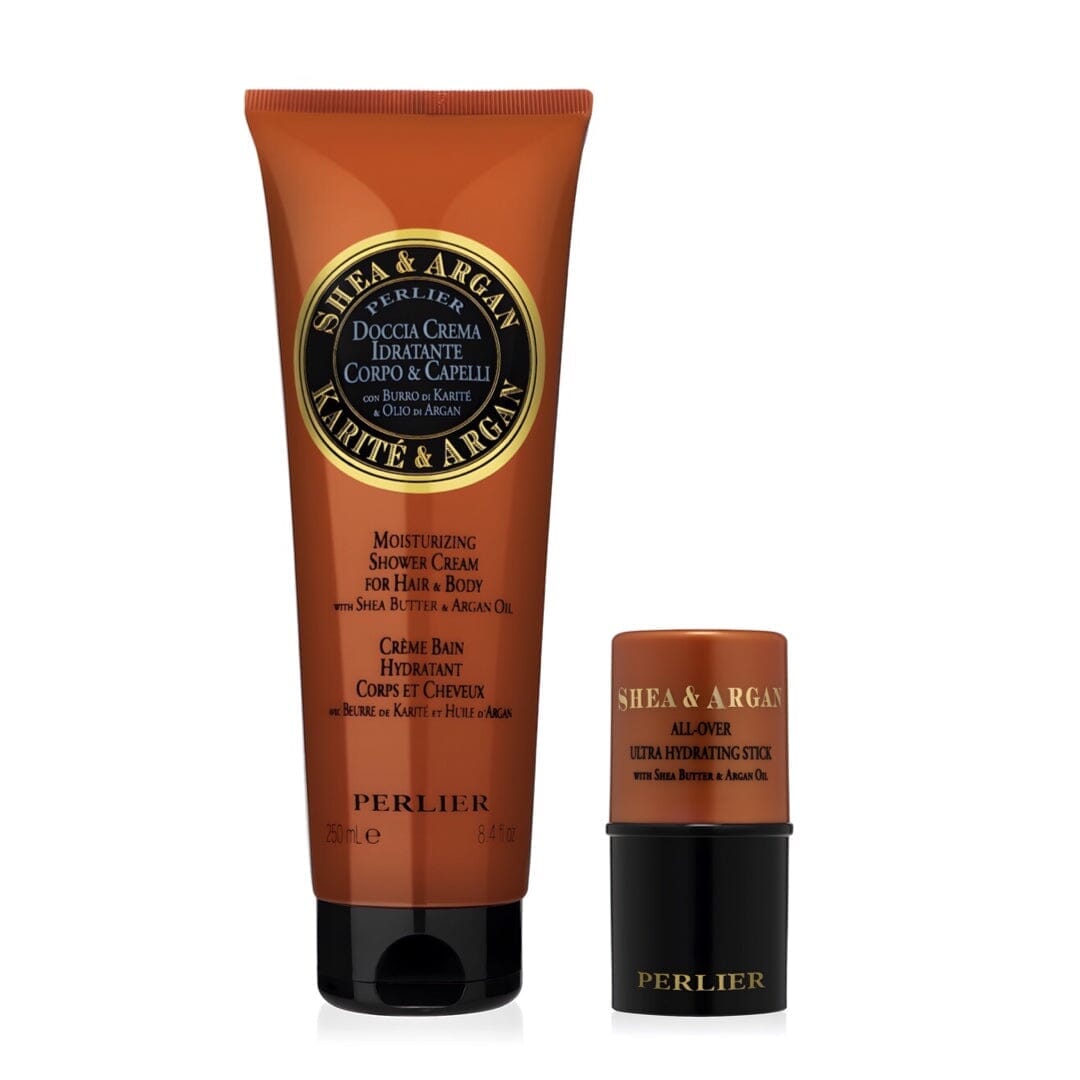 SHEA BUTTER + ARGAN OIL BATH & BODY DUO - Perlier - BUNDLES