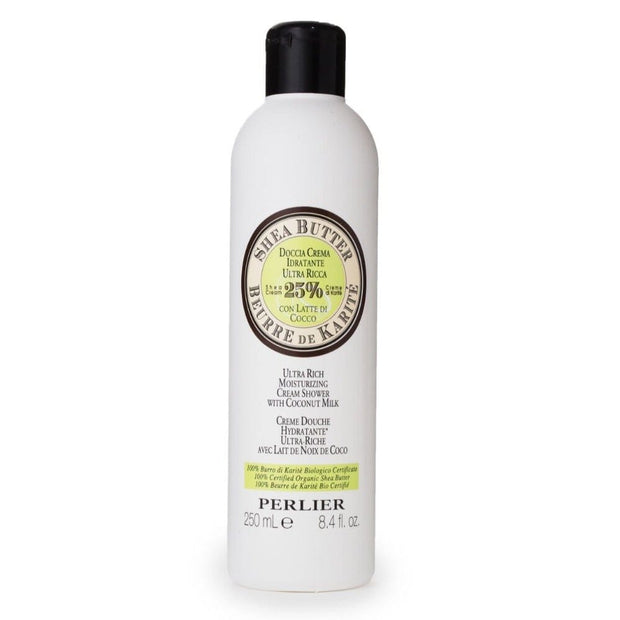 SHEA BUTTER + COCONUT BATH & SHOWER CREAM - Perlier - BODY CARE, BATH & SHOWER CREAMS, SHEA BUTTER