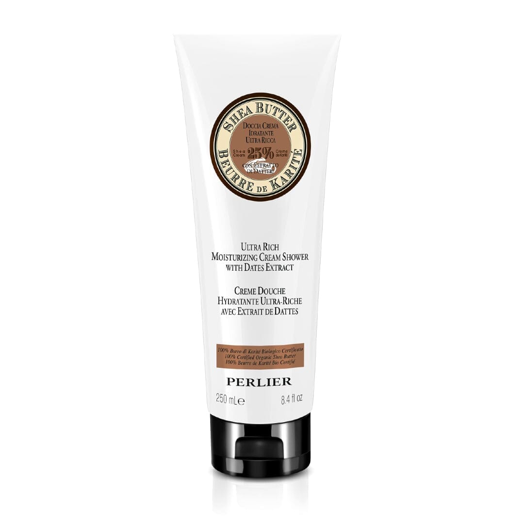 SHEA BUTTER + DATES BATH & SHOWER CREAM - Perlier - BODY CARE, BATH & SHOWER CREAMS, SHEA BUTTER