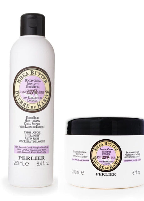 SHEA BUTTER + LAVENDER BATH & BODY DUO - Perlier - BUNDLES